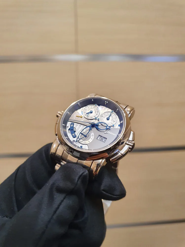 Ulysse Nardin Sonata Cathedral Dual Time white gold bracelet